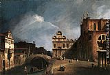 Santi Giovanni e Paolo and the Scuola di San Marco by Canaletto